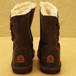 Bearpaw Morgan Chestnut Distressed Womens Winter Boot Size 9M Brown Bearpaw Morgan Chestnut Distressed Womens Winter Boot Size 9M Brown